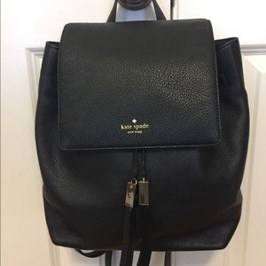 Kate Spade Breezy Mulberry Leather Backpack